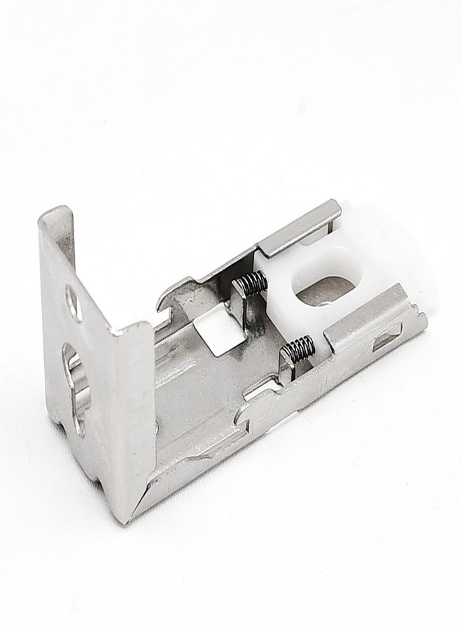 Surf turtle Mountings Brackets for Vertical Blinds 2 Sets Zebra Blinds Accessories Replacement Mount Hardware, for Both Inside or Outside L-Shaped Metal Blinds Mounting Bracket - Image 3